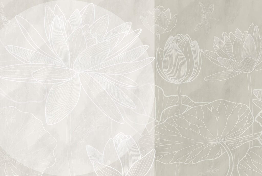 Lotus outlines — full design