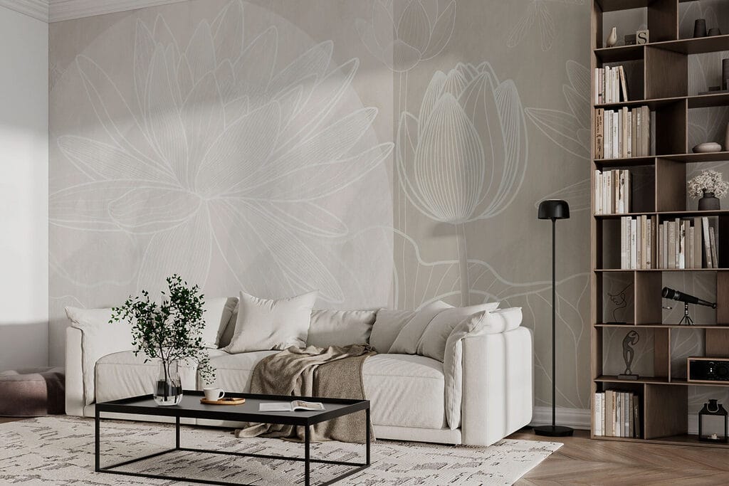 Lotus outlines — interior 3
