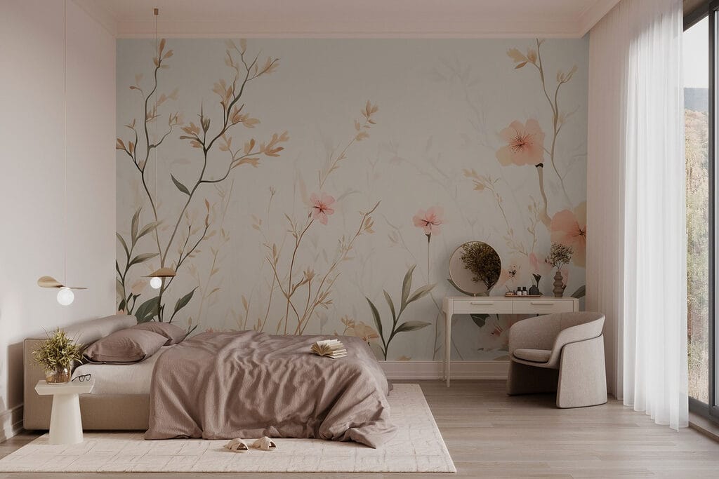 Delicate flowers above grass — interior 1