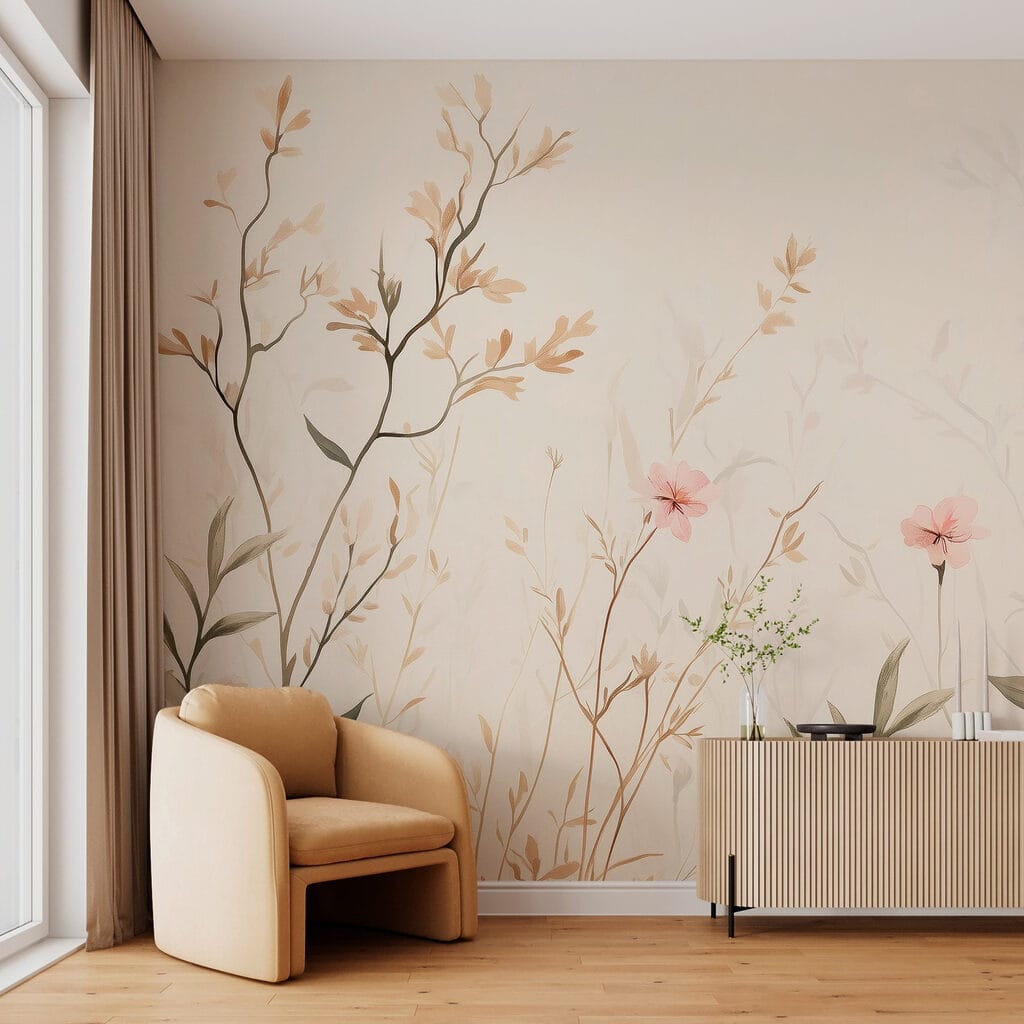 Delicate flowers above grass — interior 2