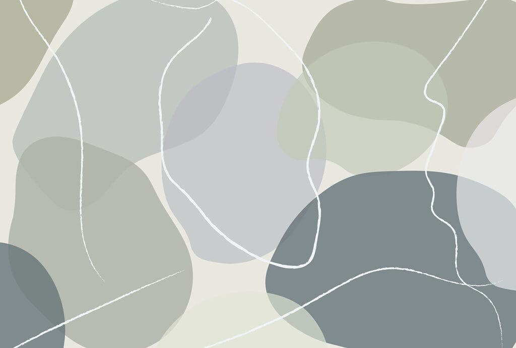 Pebbles with white lines — full design