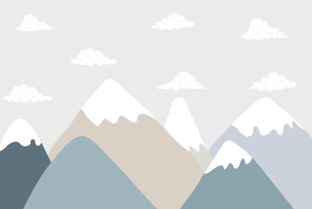 Small clouds over peaks — full design