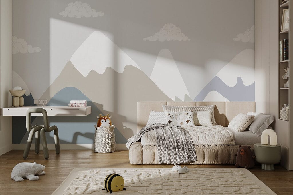 Small clouds over peaks — interior 1
