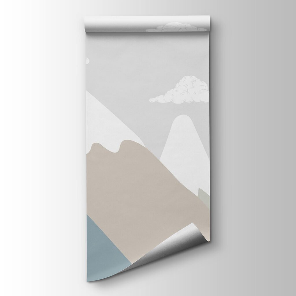 Small clouds over peaks — product view