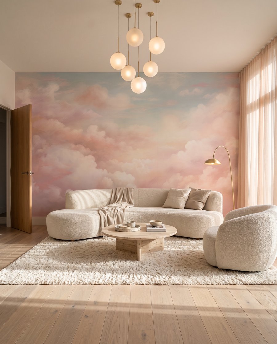 Clouds at Daybreak in an interior