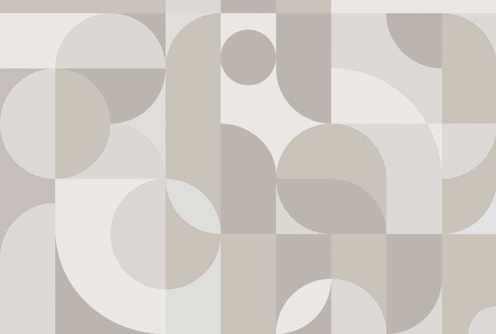 Circles and quarter circles — full design