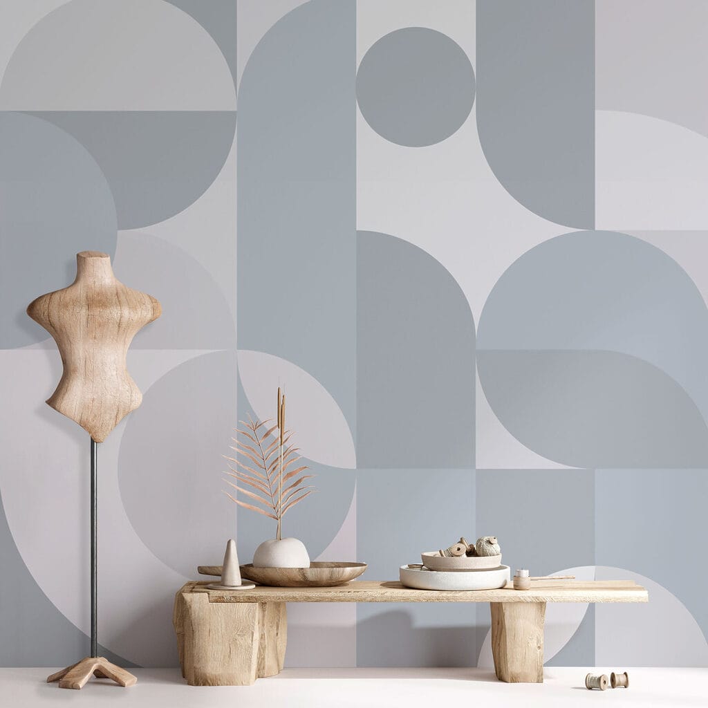 Geometric Circle Patchwork — interior 3