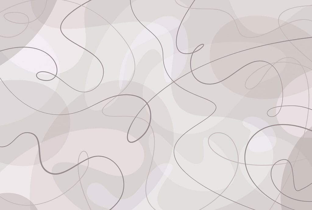 Thin looping lines — full design