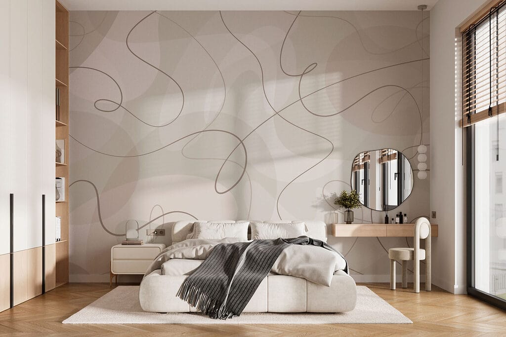 Soft Shapes Loose Lines in an interior