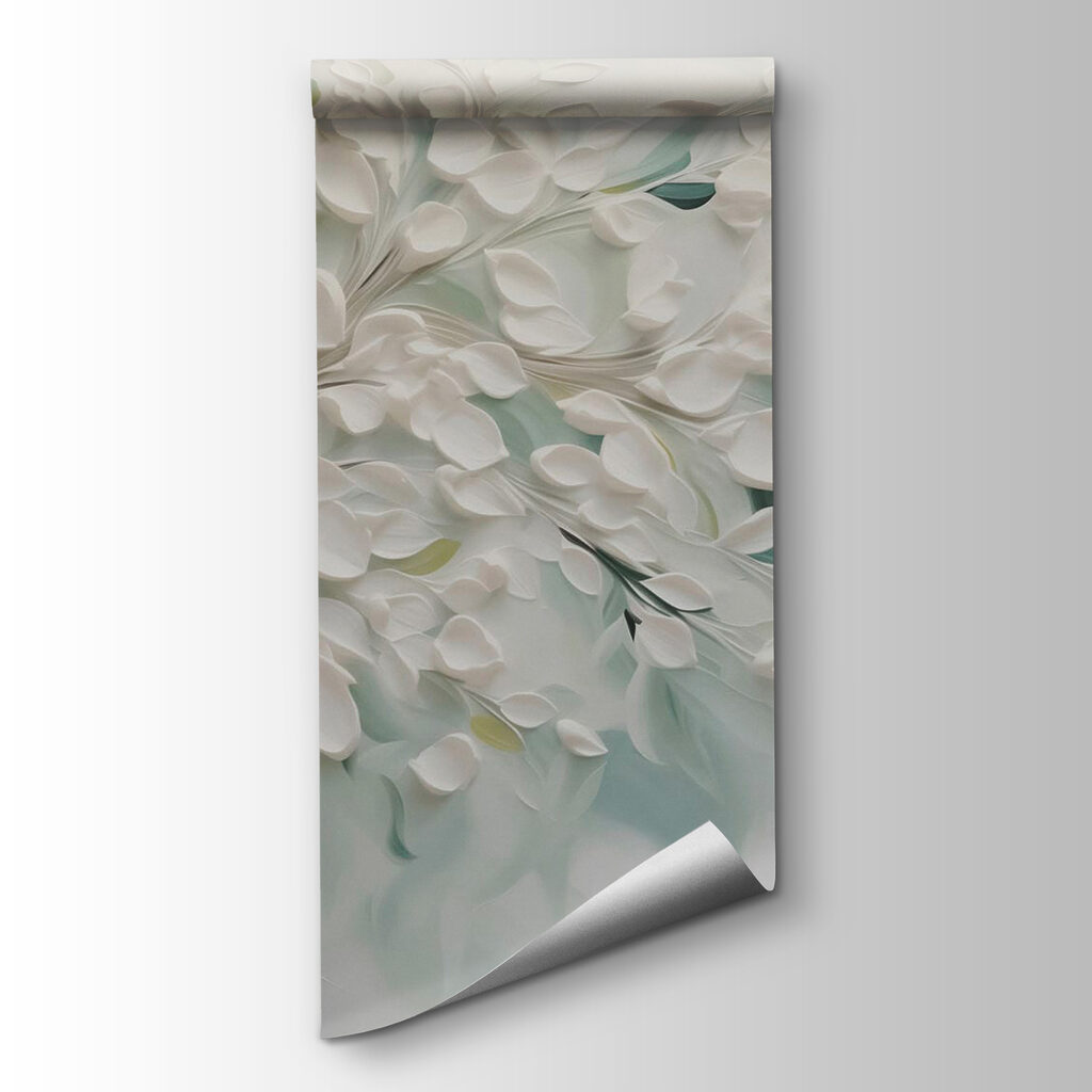 White treetop in relief — product view