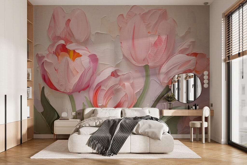 Soft pink tulips — interior 1