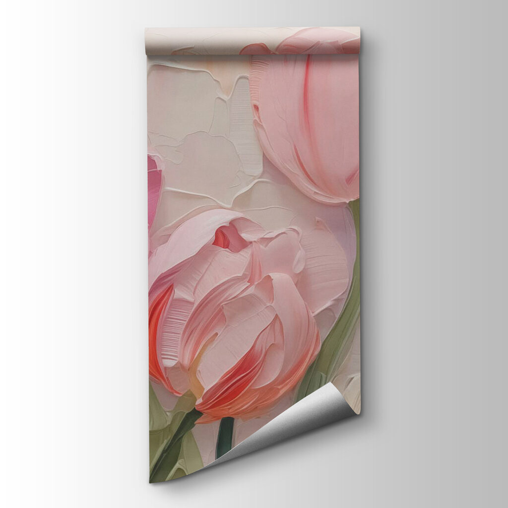 Soft pink tulips — product view