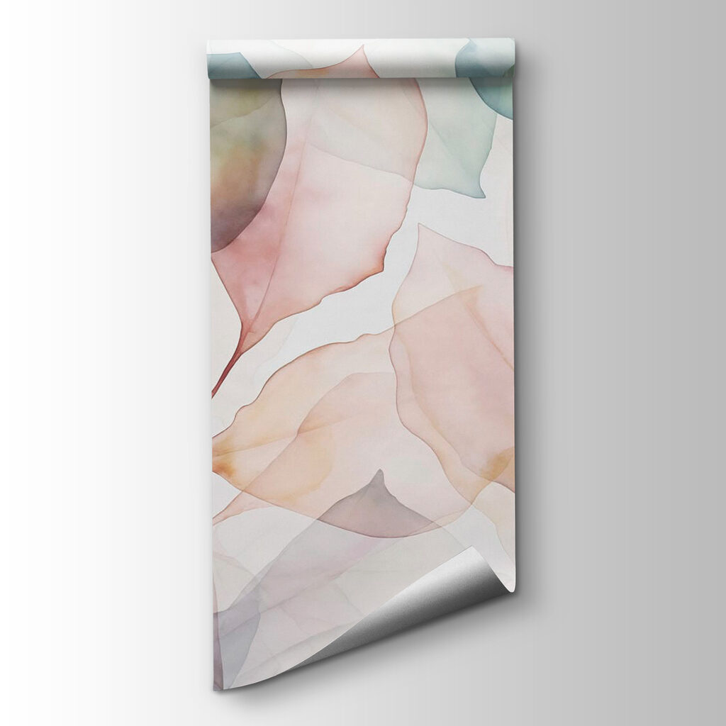 Pastel leaves in layers — product view