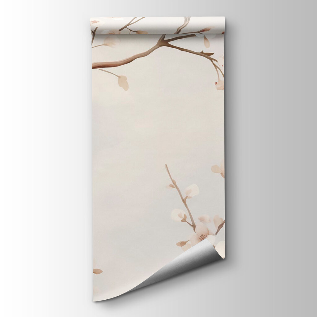 White blossom on cream — product view