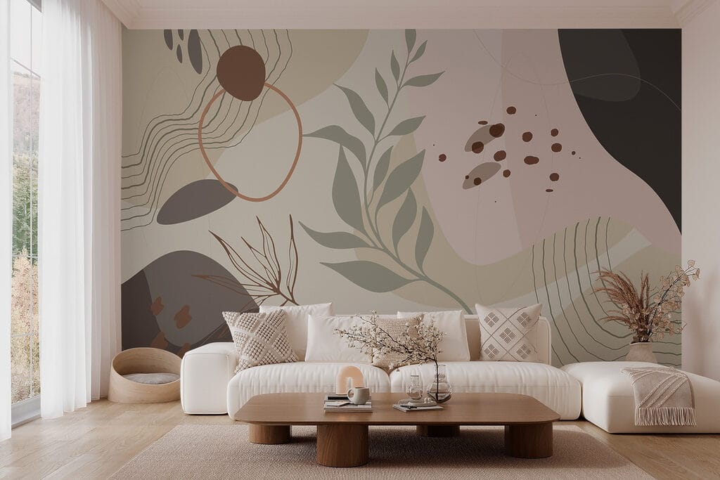 Green stems, round shapes — interior 3