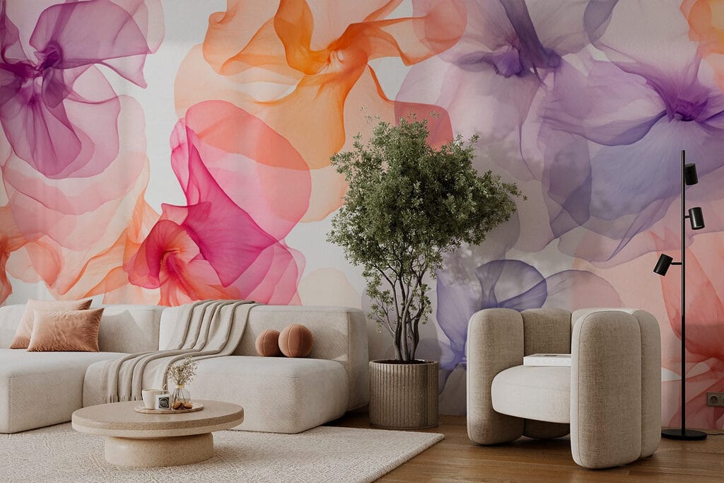 Flowers in sheer colours — interior 1