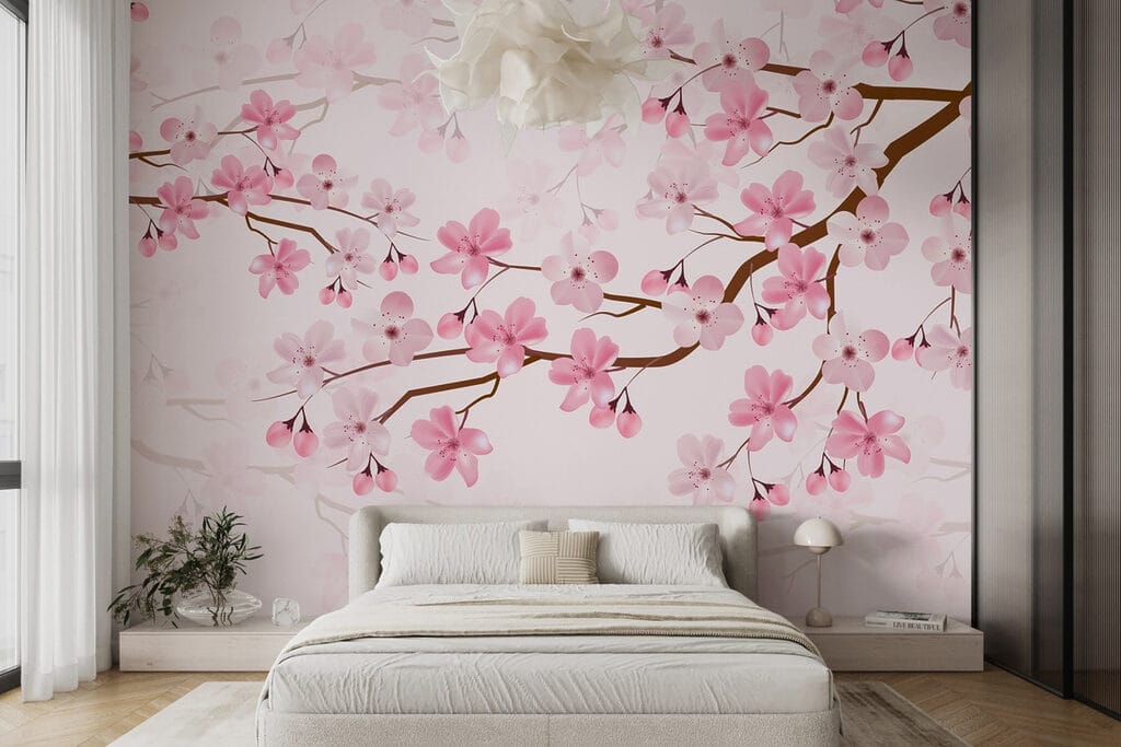 Blossom along a branch — interior 1