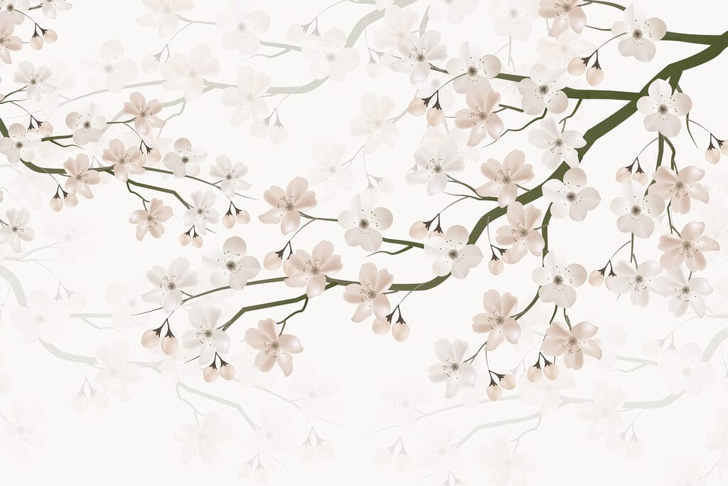 Cherry Blossom Sketch — full design