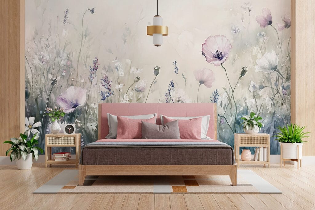 Purple wildflower meadow — interior 1