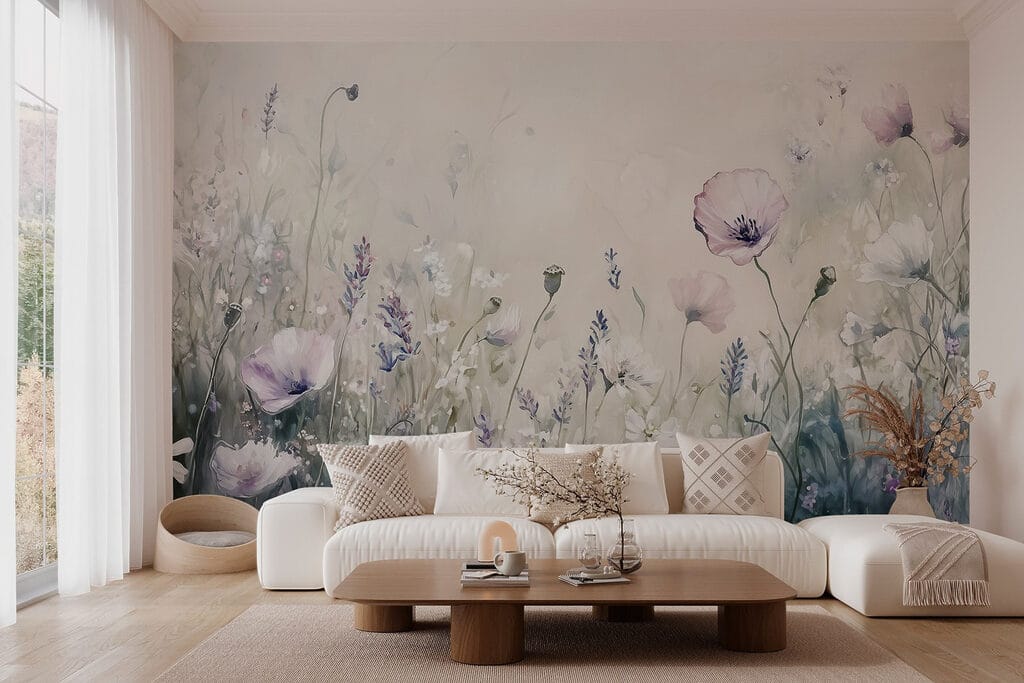 Purple wildflower meadow — interior 2