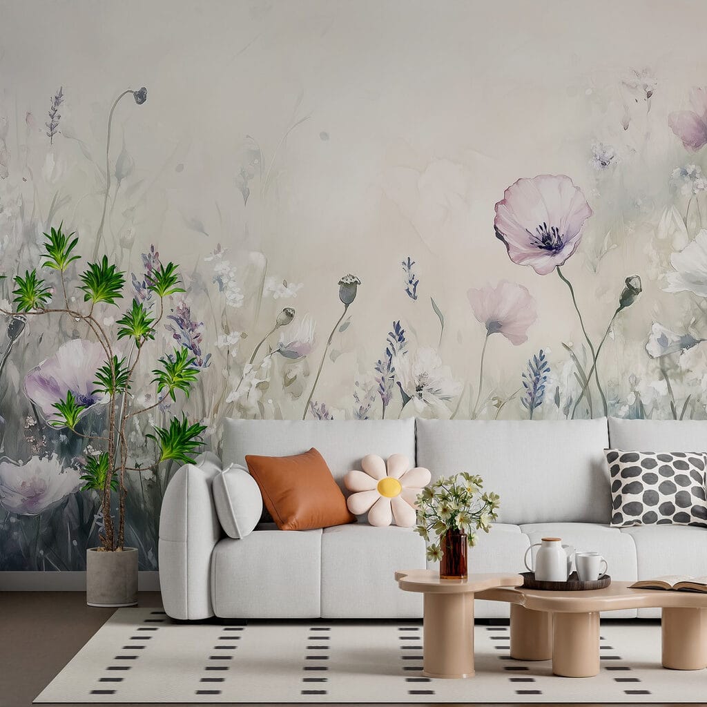 Purple wildflower meadow — interior 3
