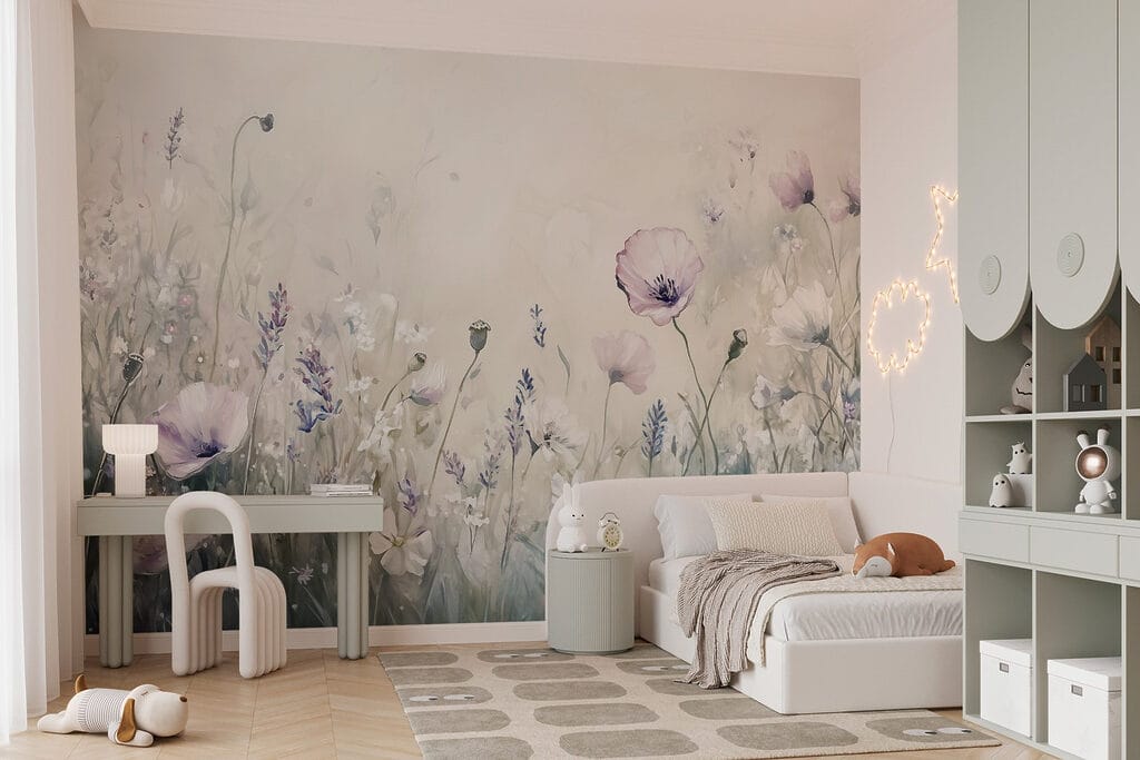 Purple wildflower meadow — interior 4