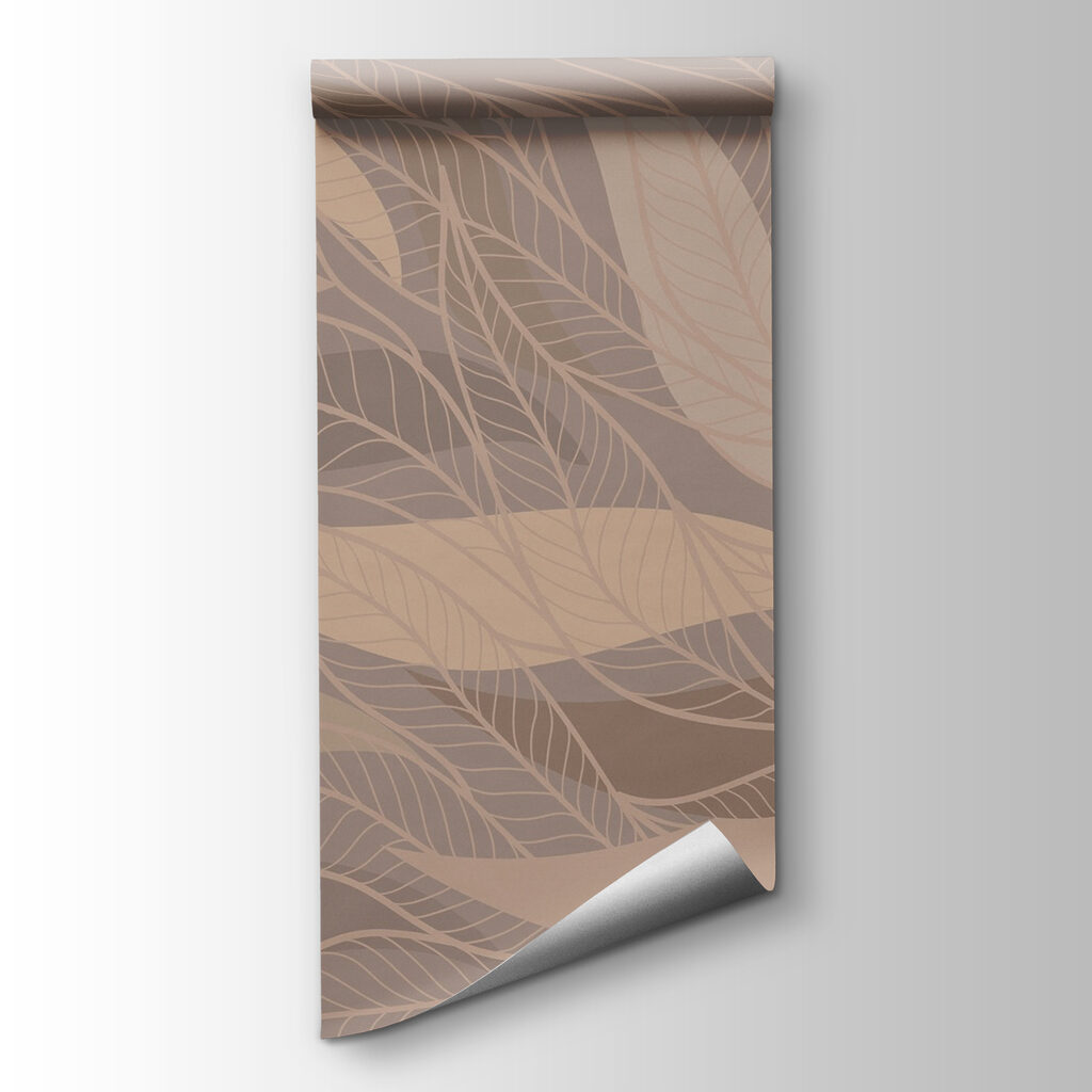 Leaves on warm taupe — product view