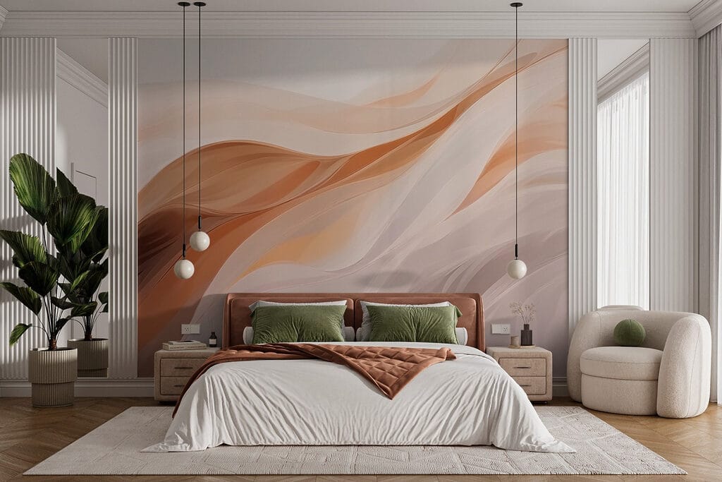 Waves in peach tones — interior 1