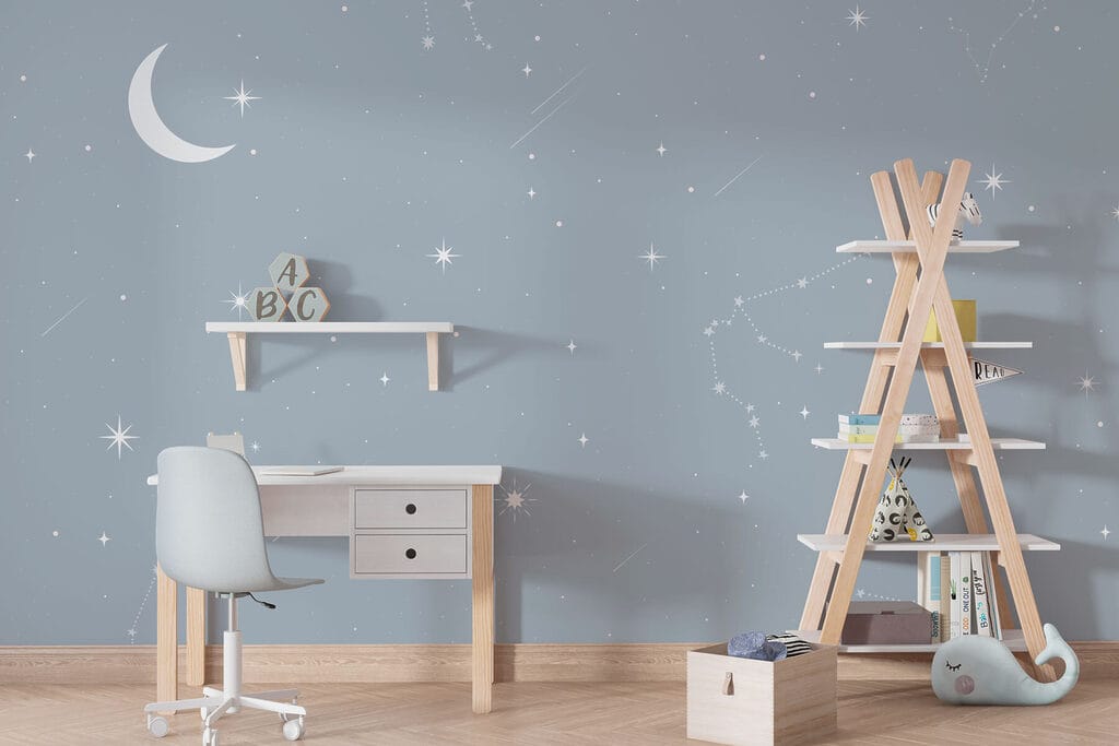 Moon between constellations — interior 3
