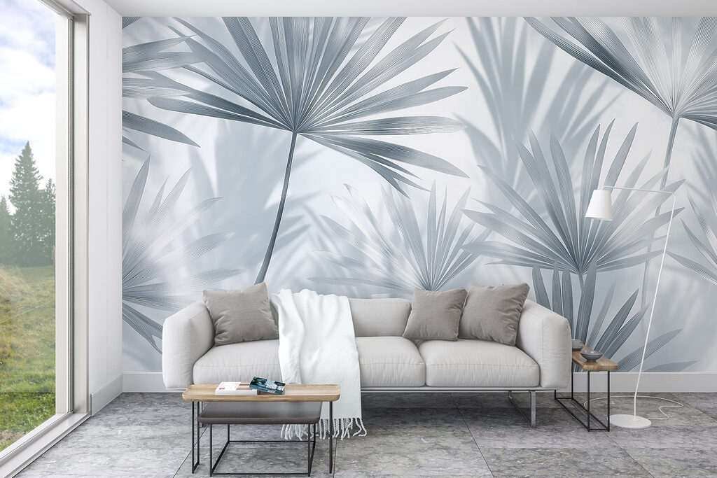 Palm Fans in Light — interior 2
