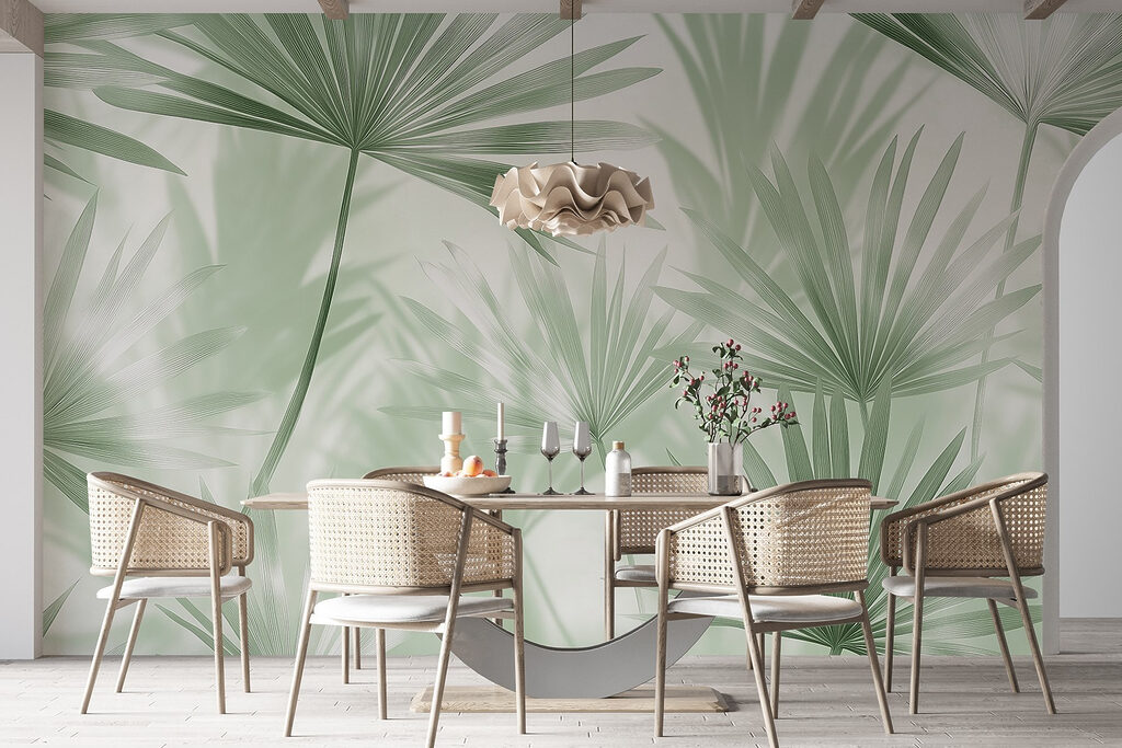 Palm Fans in Light — interior 4
