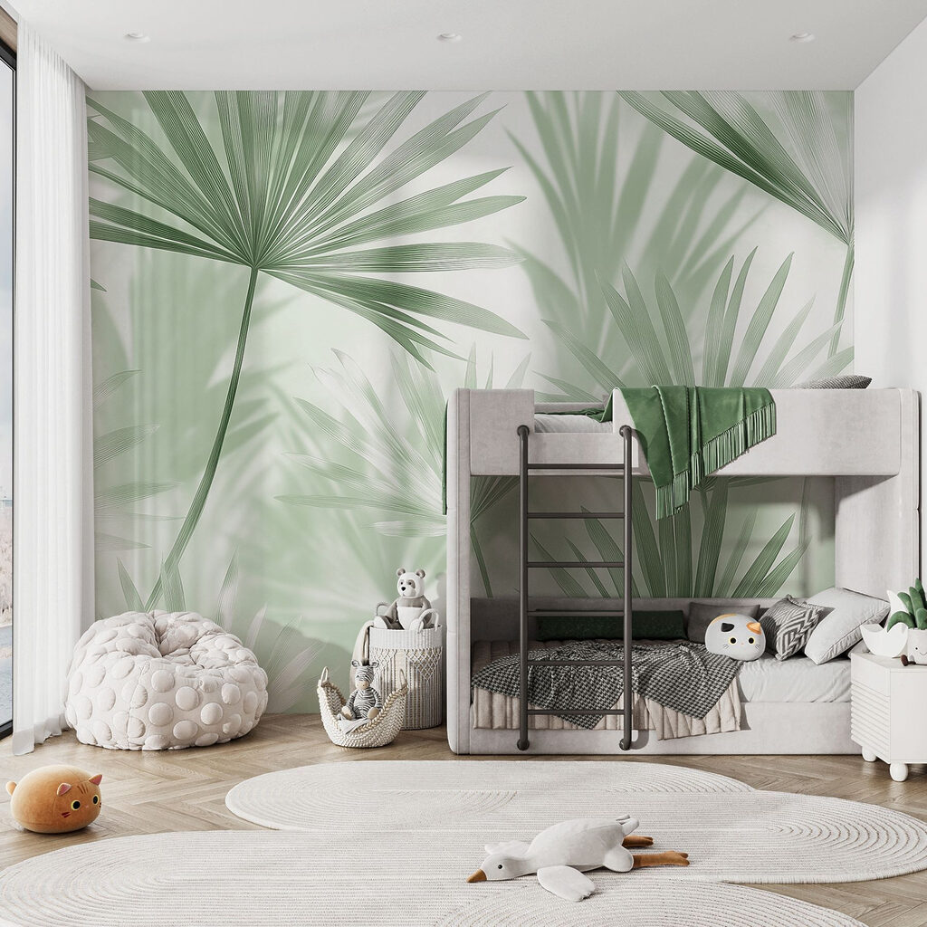 Palm Fans in Light — interior 5