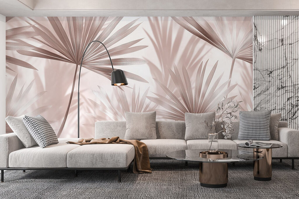 Palm Fans in Light — interior 1