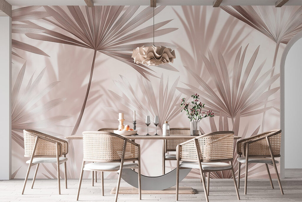Palm Fans in Light — interior 4