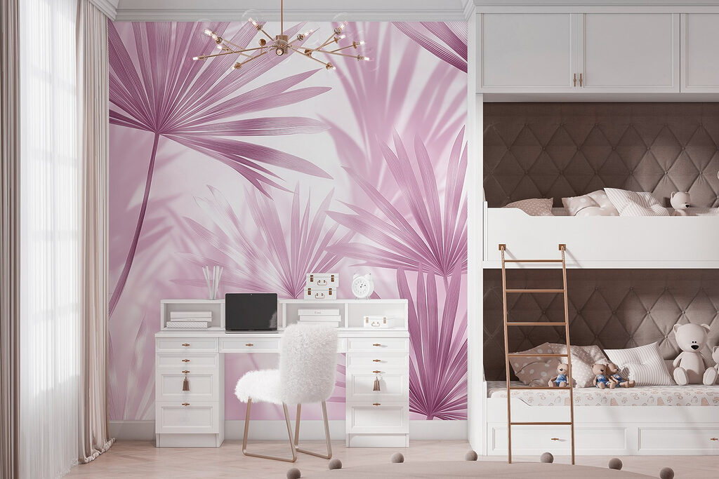Palm Fans in Light — interior 2