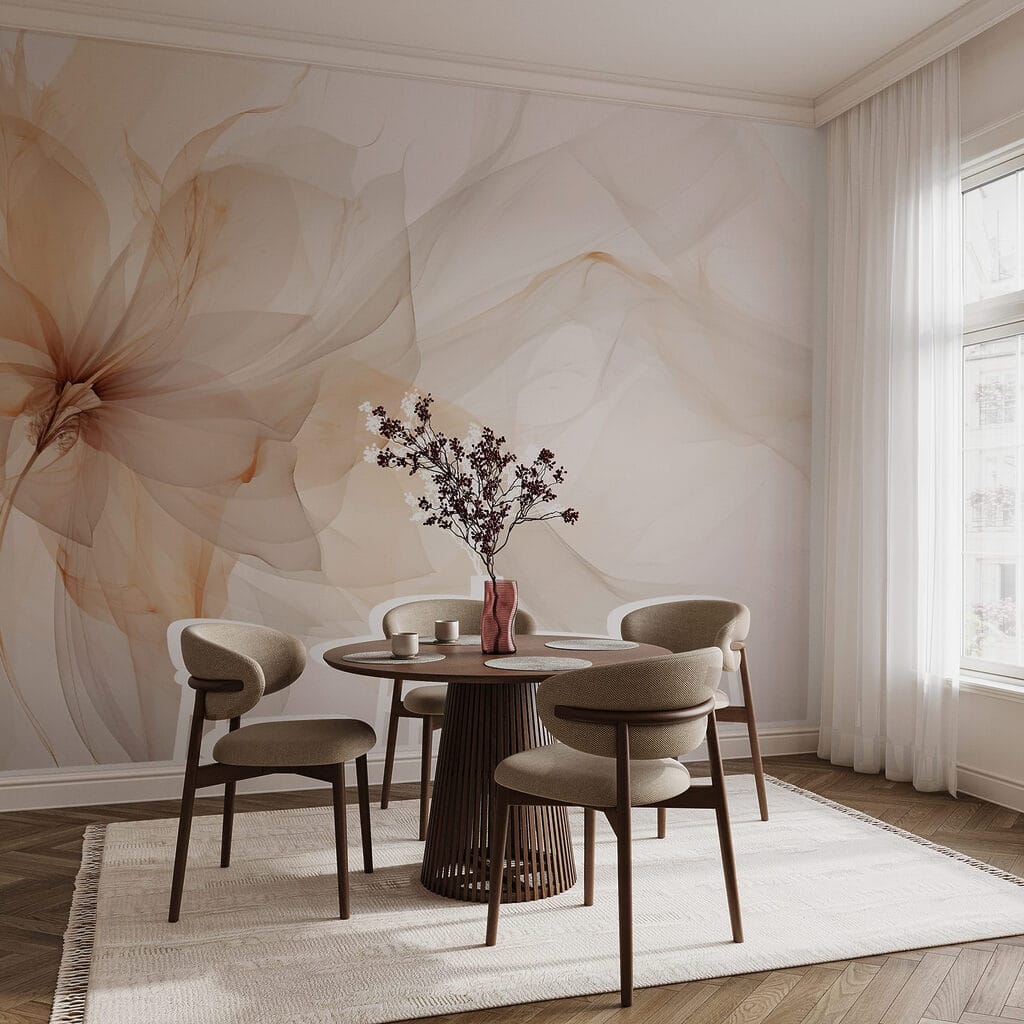 Flower with curved edges — interior 2