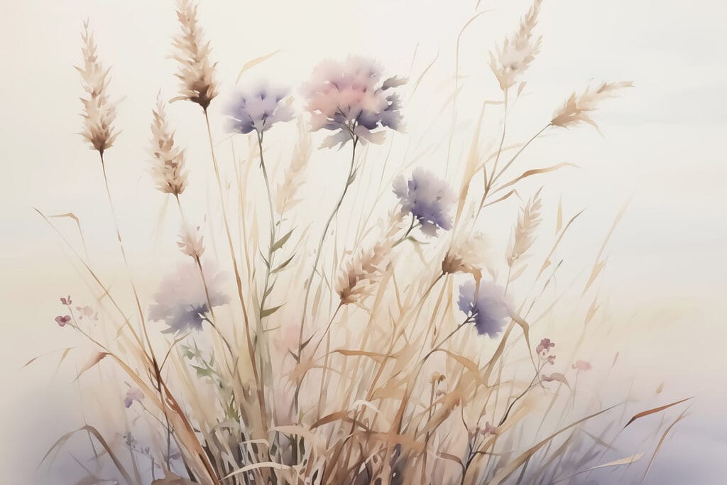 Meadow Seedheads — full design
