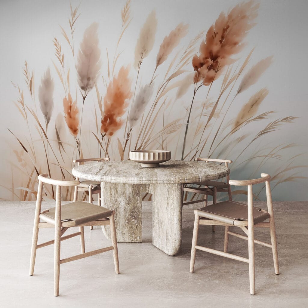 Dry grasses in sunlight — interior 2