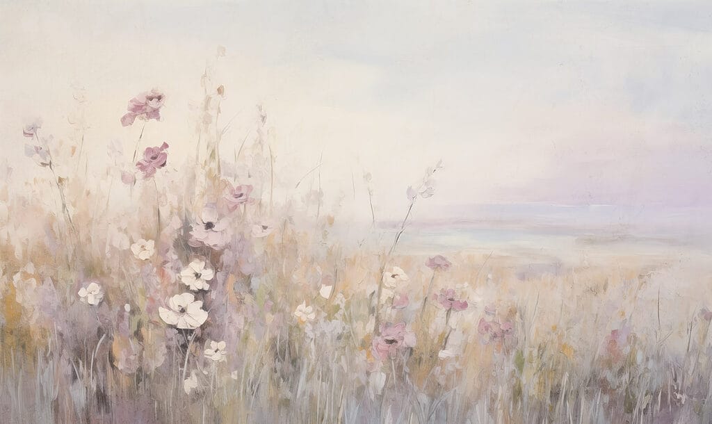 Coastal flower meadow — full design