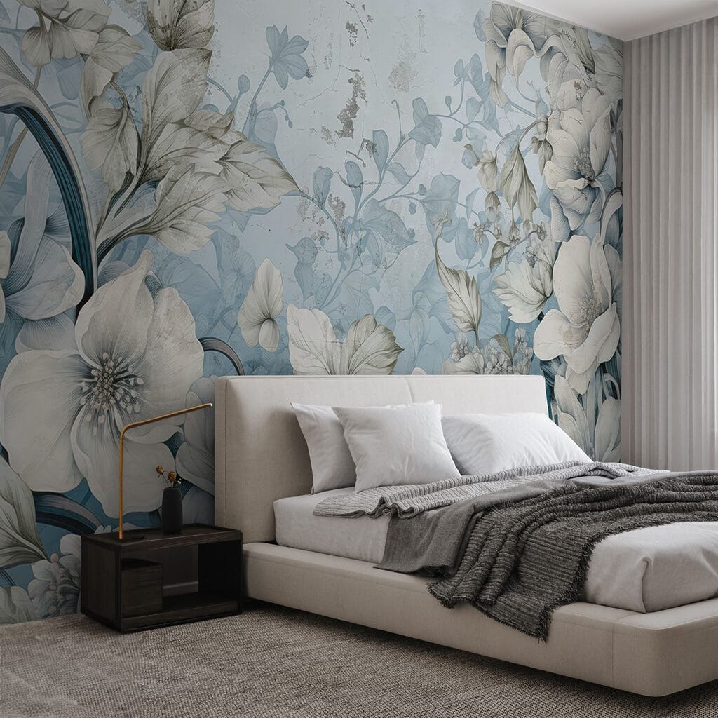Detailed flowers and leaves — interior 1