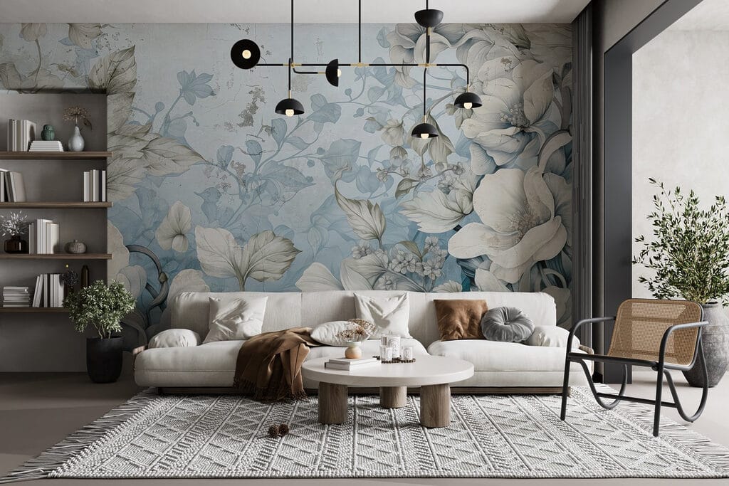 Detailed flowers and leaves — interior 3