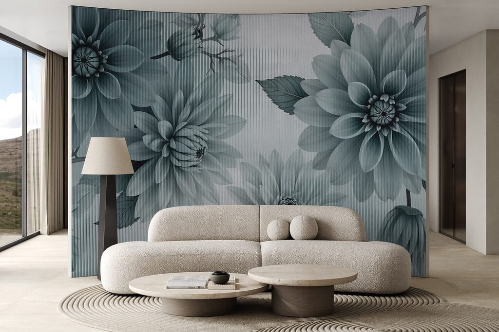 Dahlias in Fine Lines — interior 3
