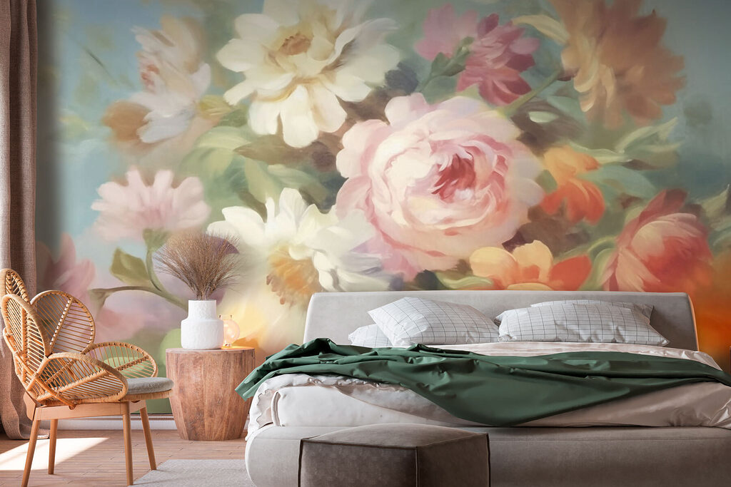 Soft painted bouquet — interior 1