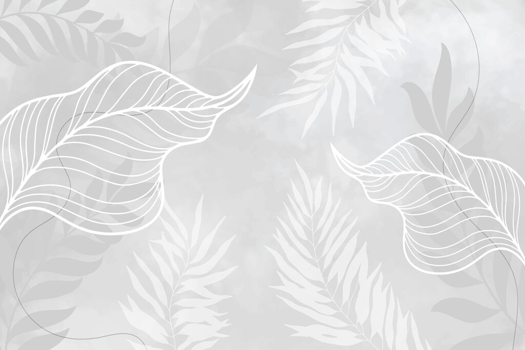 White leaf veins — full design