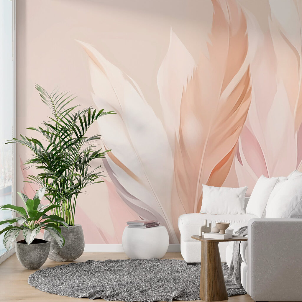 Light leaves in peach — interior 2