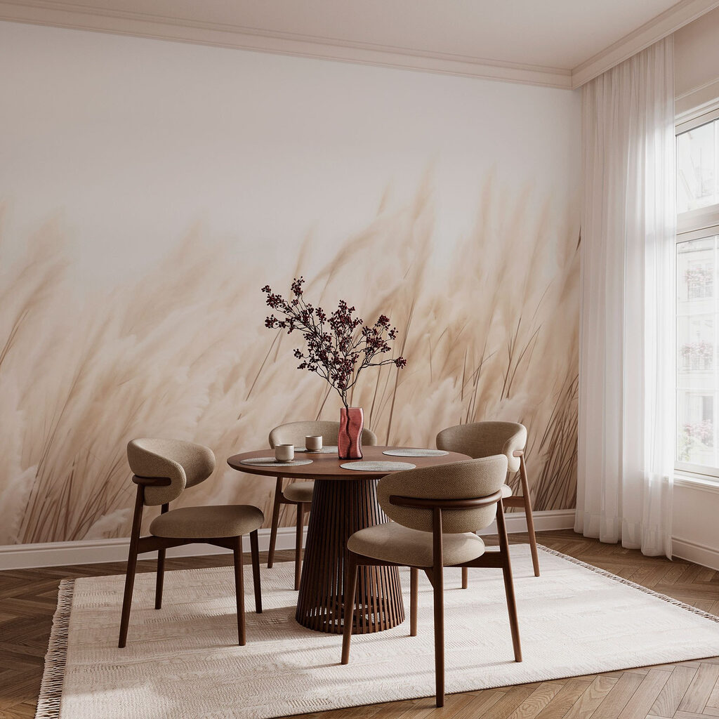 Grass stalks bending — interior 3