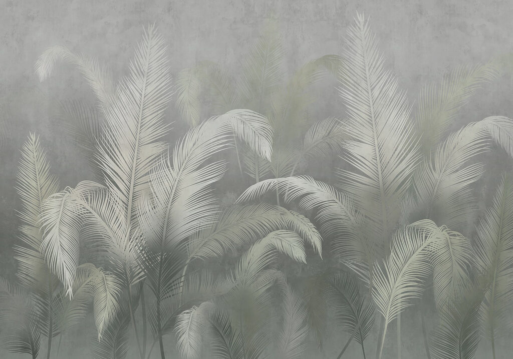 Palms Through the Haze — full design
