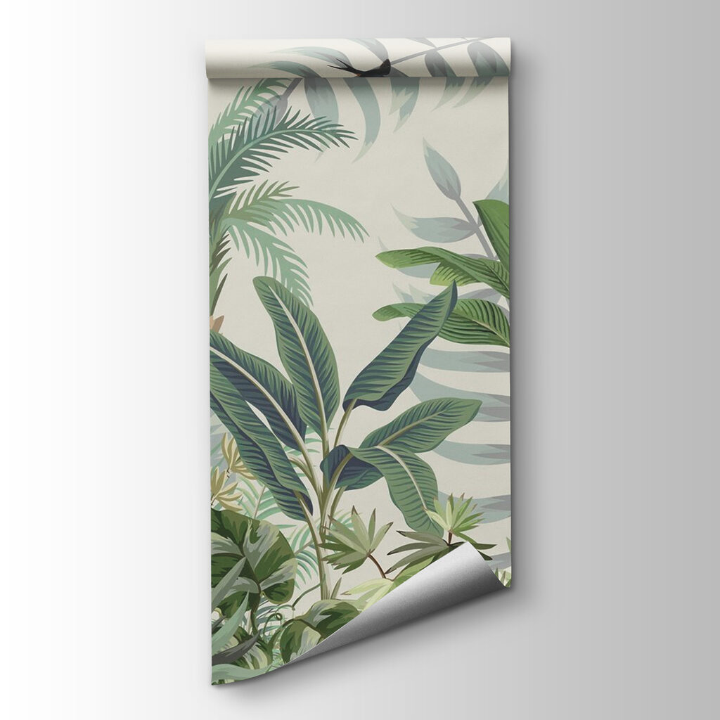 Tropical forest with birds — product view