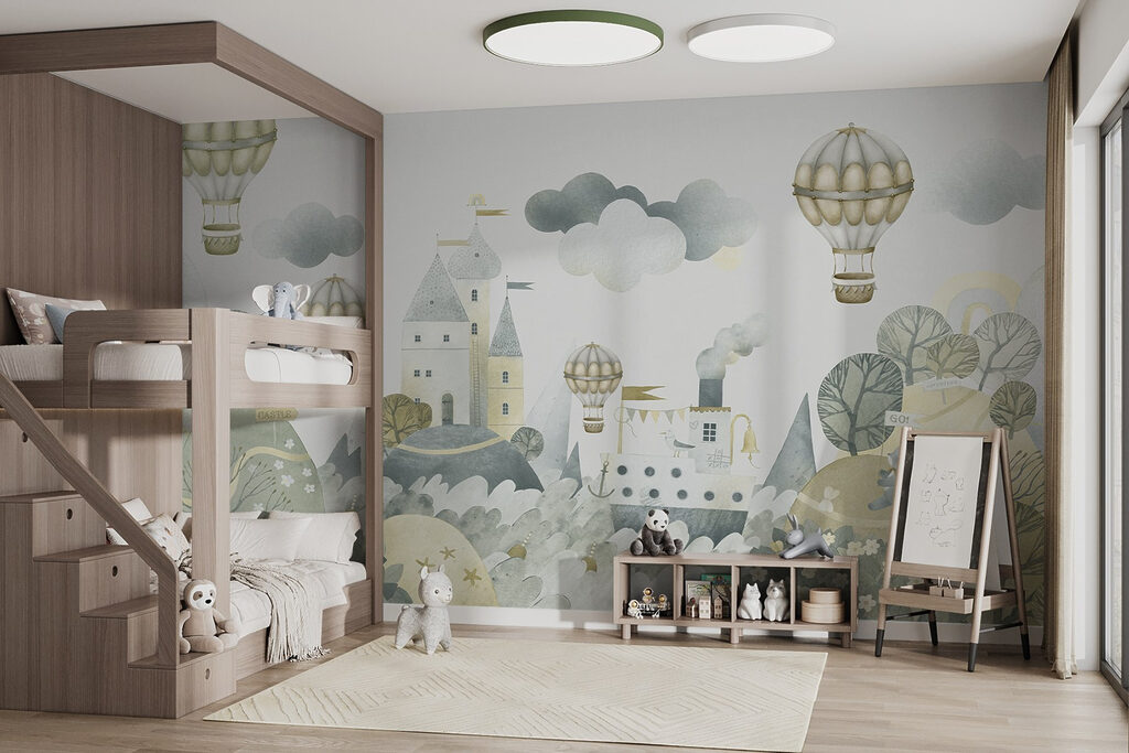 Castle Above the Trees in an interior