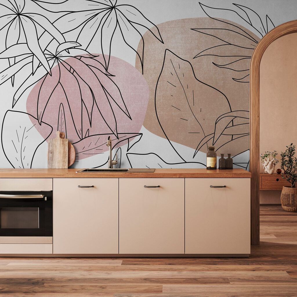 Leaf outlines on circles — interior 2